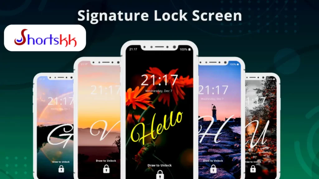 Signature Lock Screen