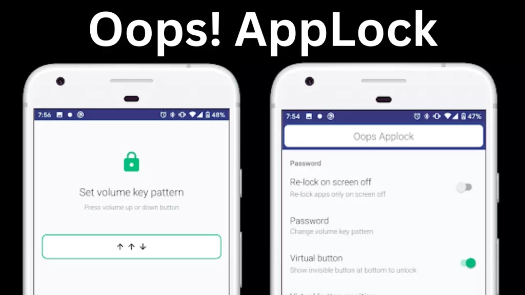 Oops! AppLock For Android app