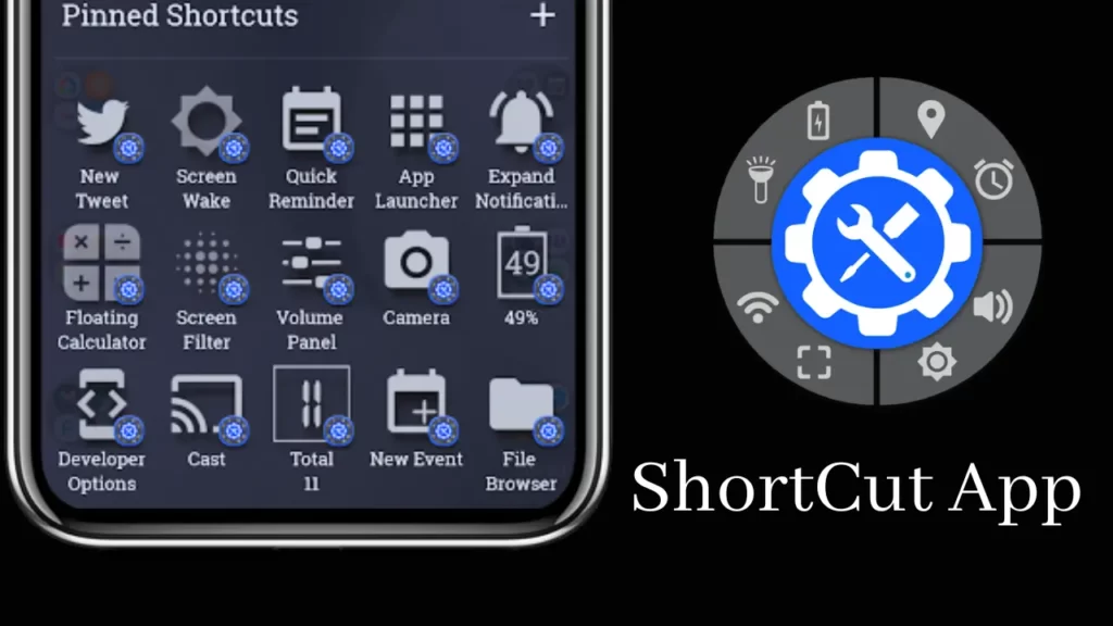 Shortcutter Quick Settings App