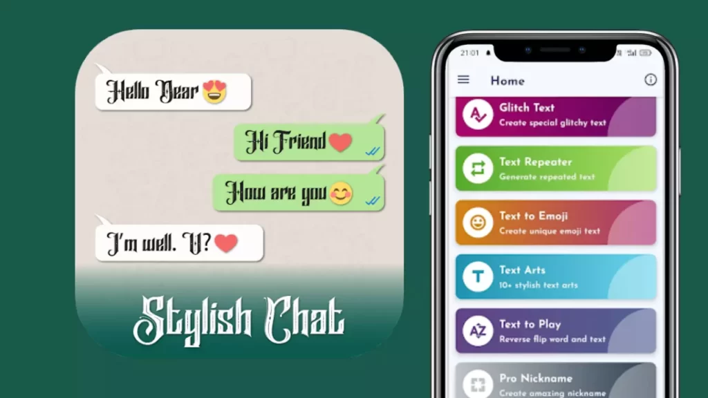 WhatsApp chat style app