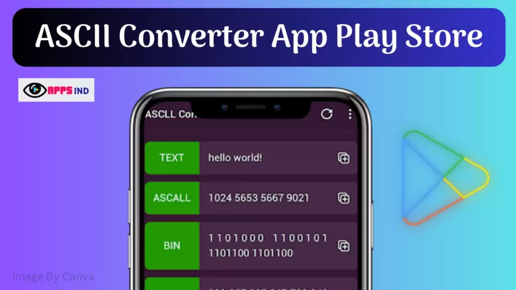 ASCII Converter app ShortsKk