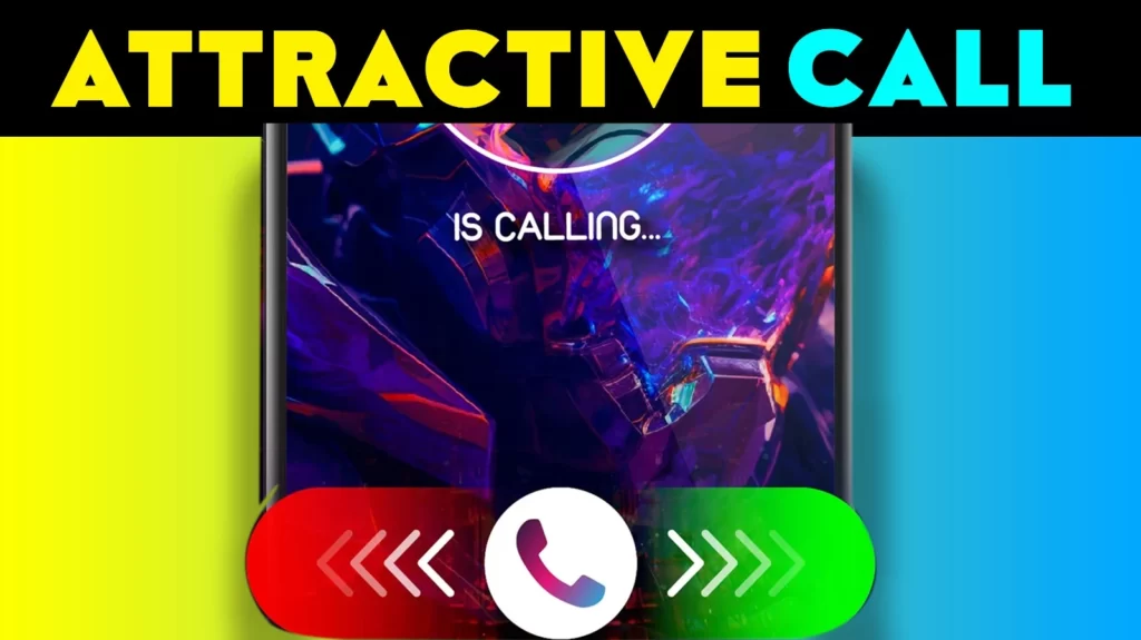 Attractive call Color Phone Theme Screen