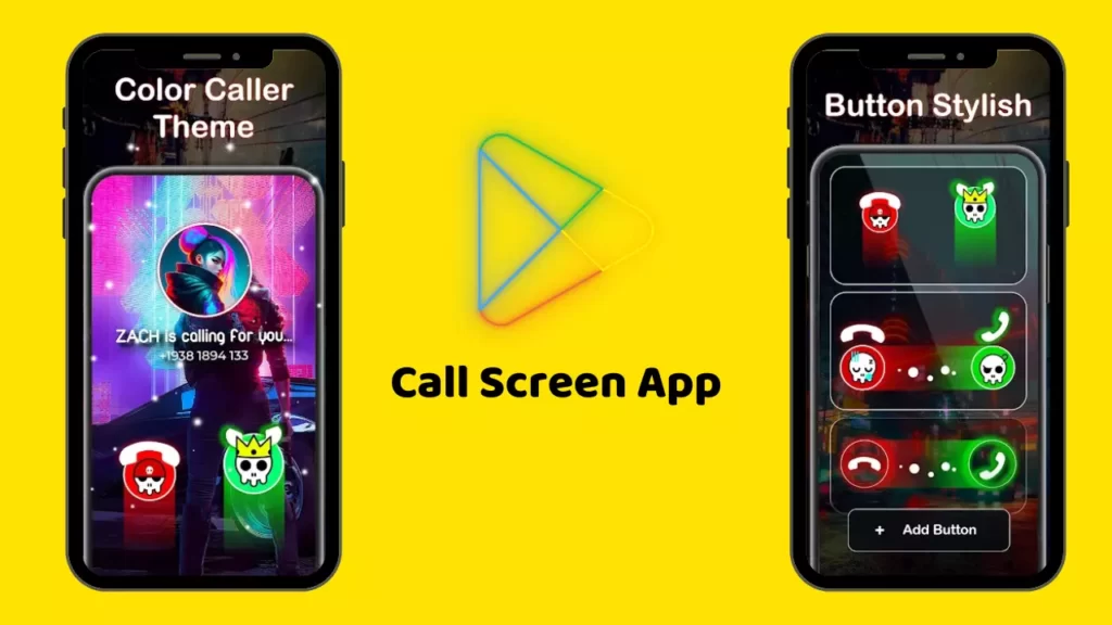 call theme and color call screen