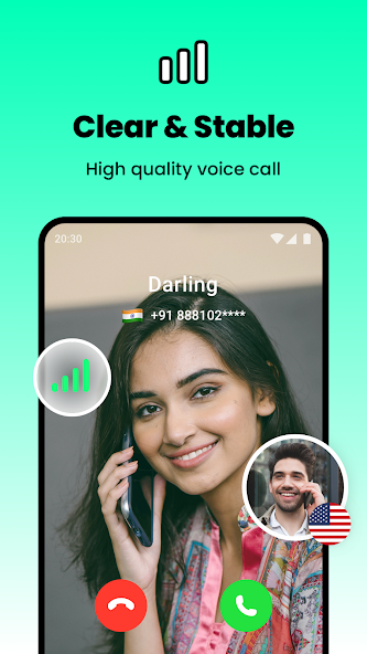 Experience high-quality, secure, and free local and international calls on JusCall. Enjoy clear audio and call anyone globally without a SIM card.