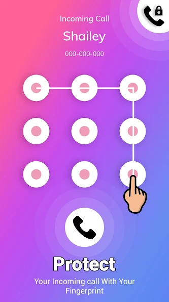 Protect incoming calls with a customizable lock screen. Set passwords, change wallpapers, and secure caller details for enhanced privacy. Easy setup and no data collection. #Privacy #Security