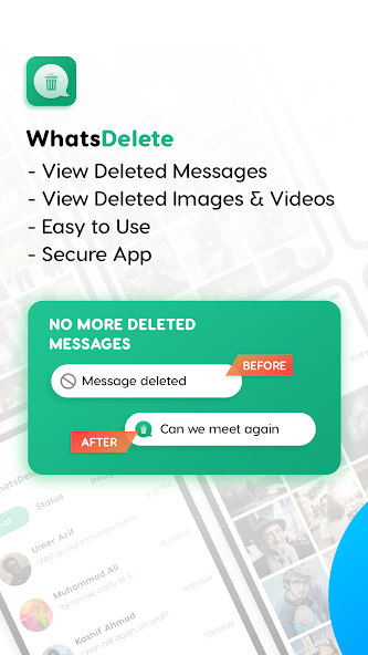 Android App for Revive Lost WhatsApp Messages