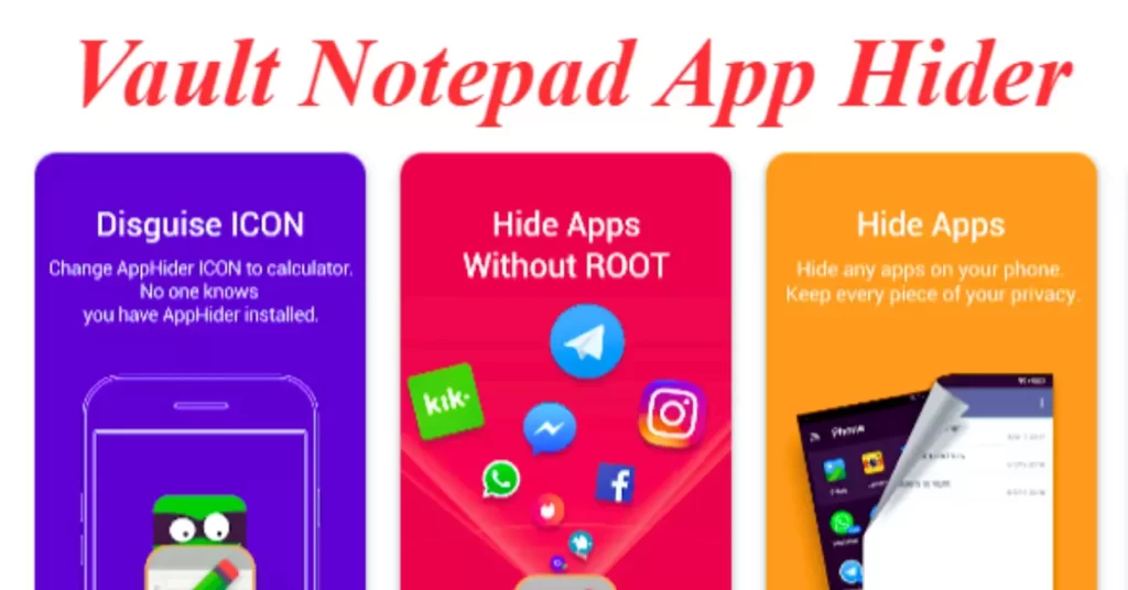 Vault Notepad App Hider