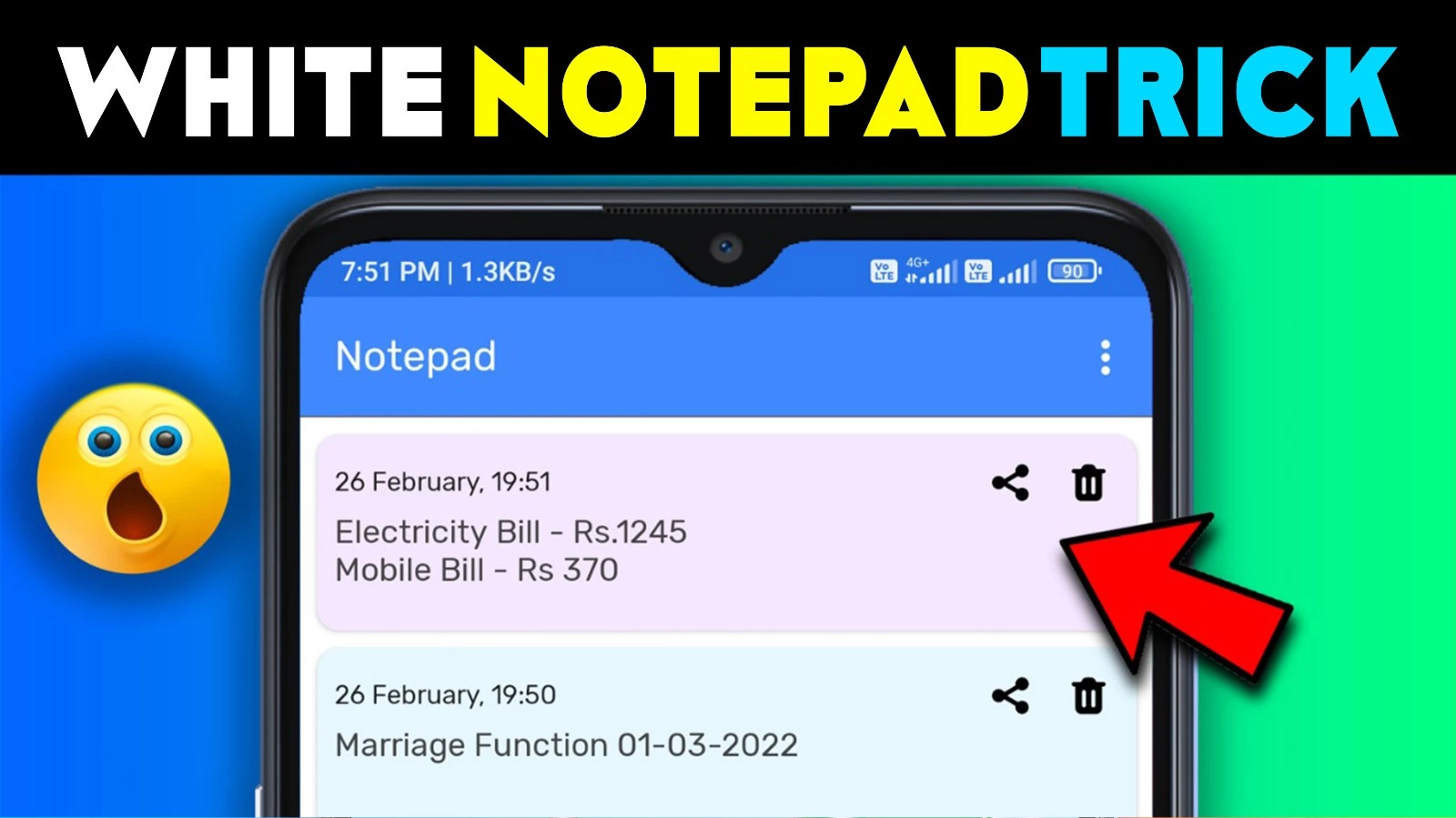 White Notepad Best Vault Notepad App Hider » ShortsKk