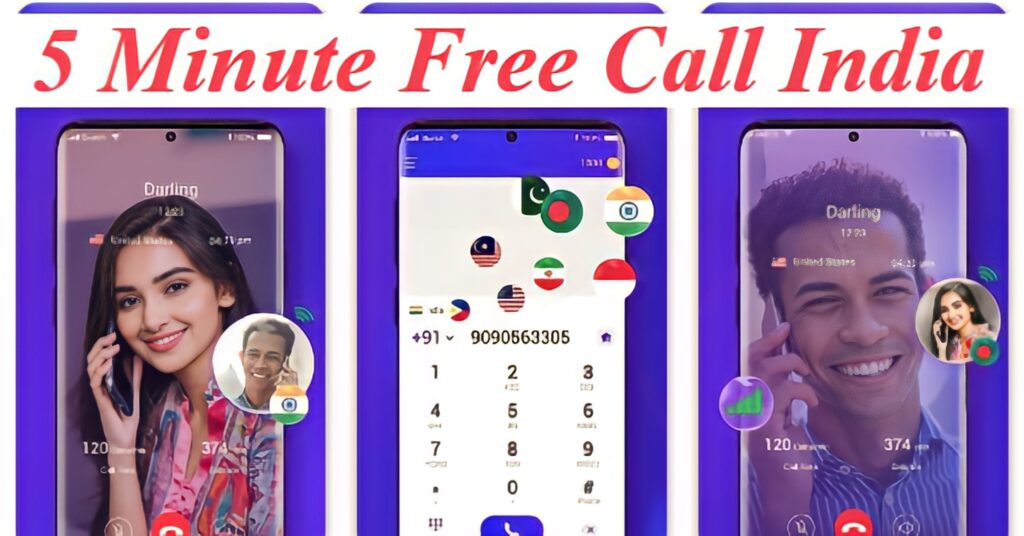 5 Minute Free Call India App