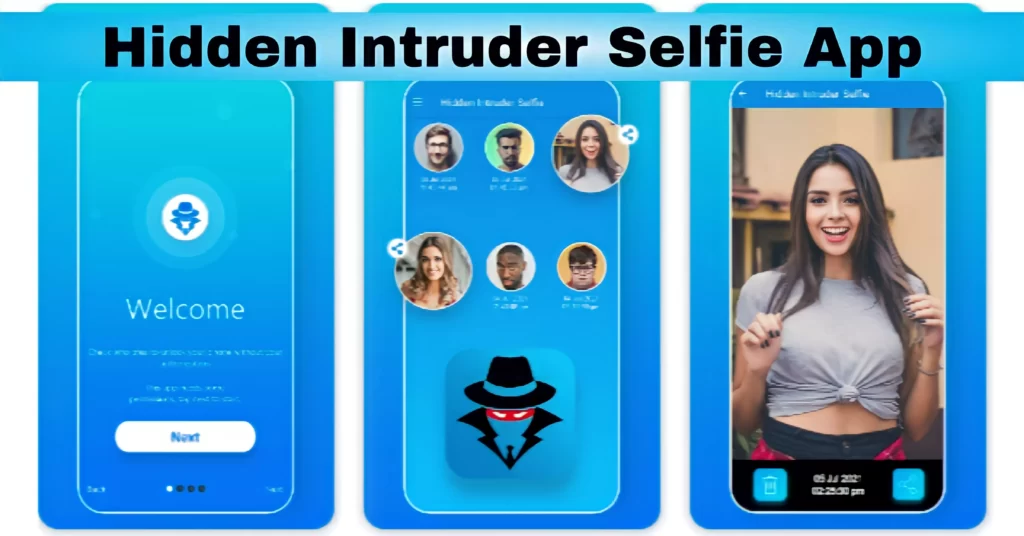 Hidden Intruder Selfie - Who t