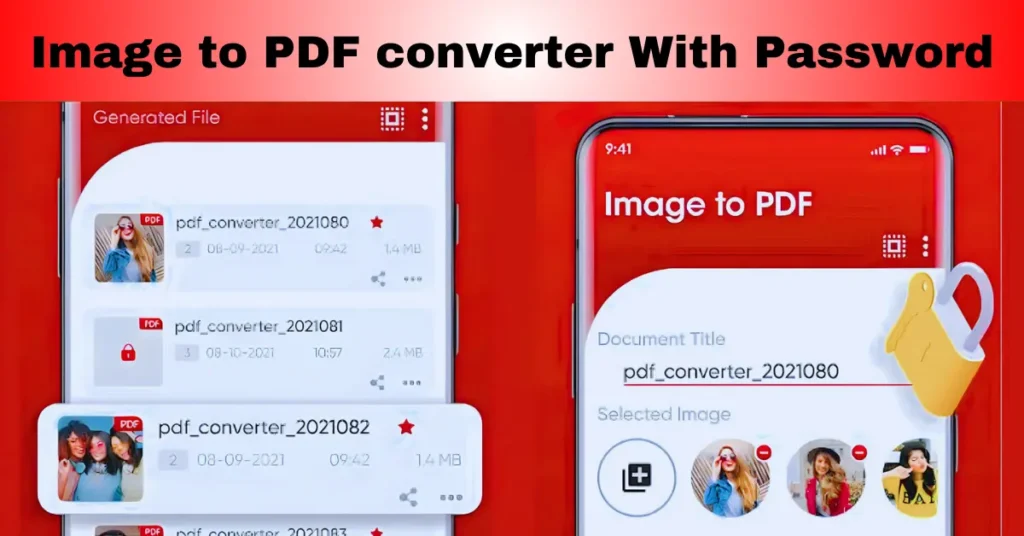 Image to PDF converter With Password