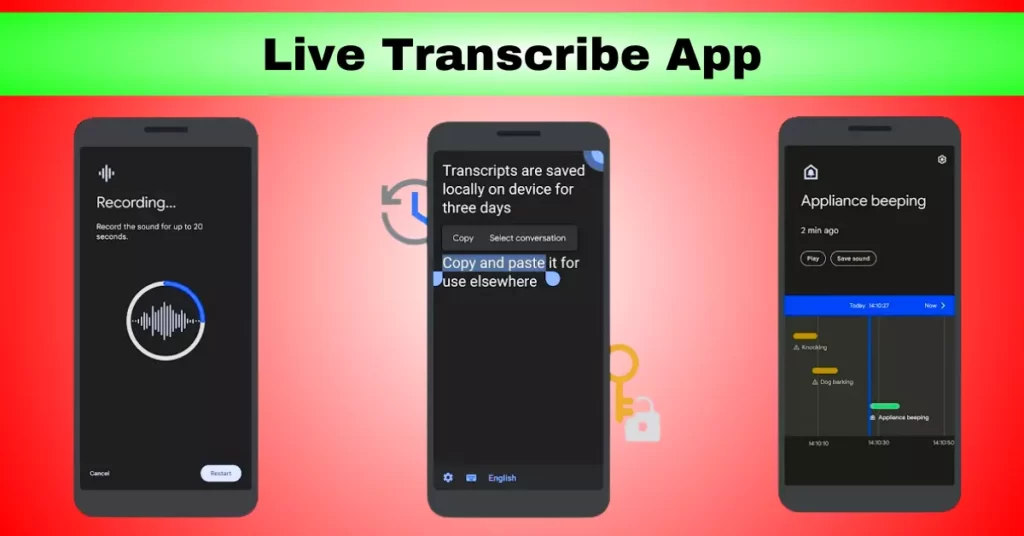 live transcribe and sound notifications