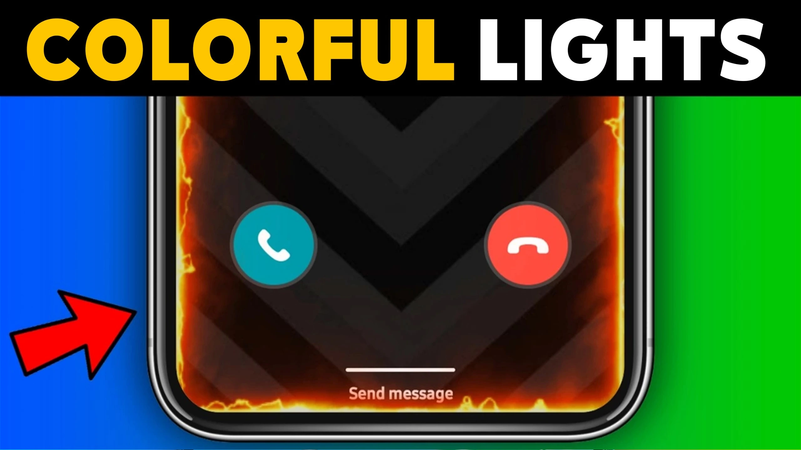 Colorful Lights Display Lighting - Customize Notifications & More!