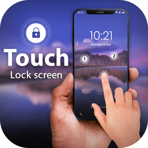 touch lock screen photo password app