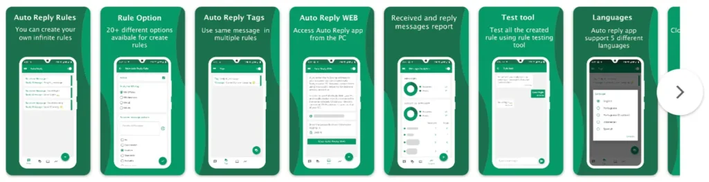 Features of the Auto Reply Chat Bot