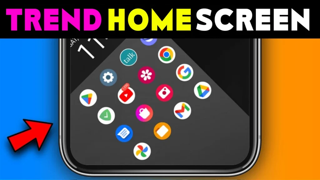 Trend Home Screen Wide Launcher with 3x Expanded Home Screen and Cool Customization Features!